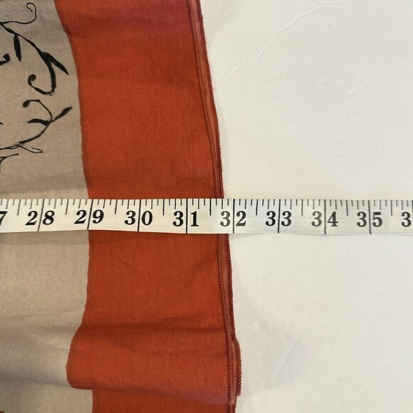 Julie G. Boho Full Circle Skirt  Zebra Floral India Block Print Gypsy Artsy Sz M - Picture 4 of 9